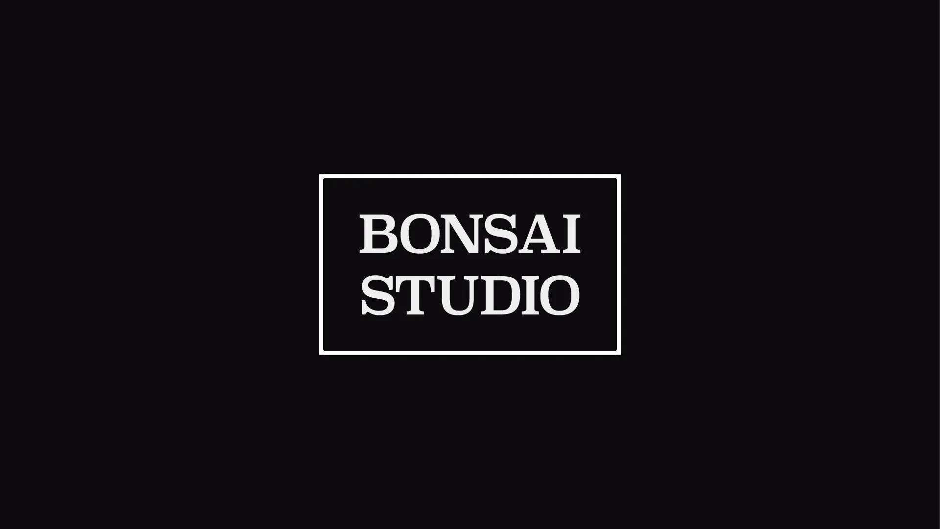 BONSAI STUDIO のロゴ。